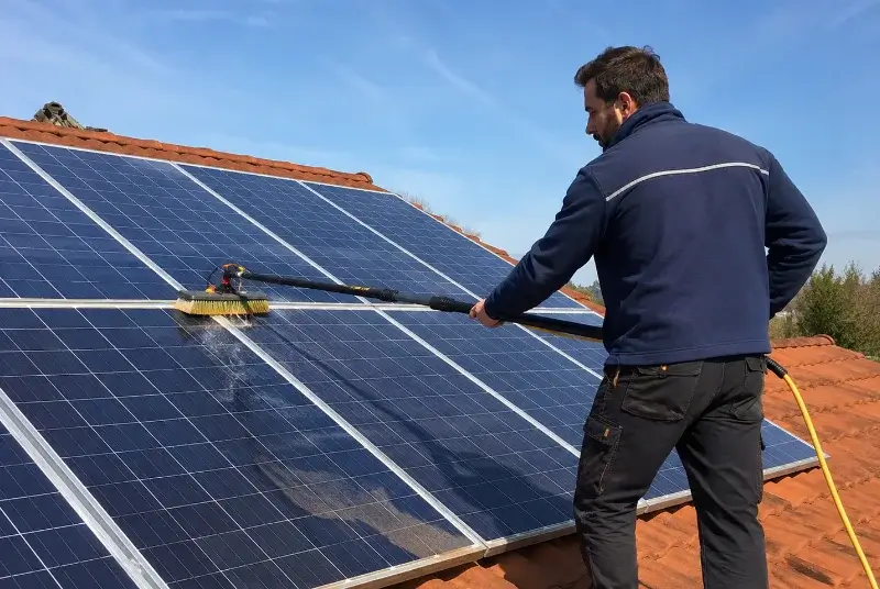 Nettoyage et entretien de panneaux solaires à Bougon